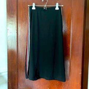 Zara Varsity Stripe Skirt